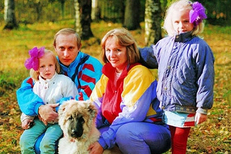 Vlagyimir Vlagyimirovics Putyin család 80-as évek
