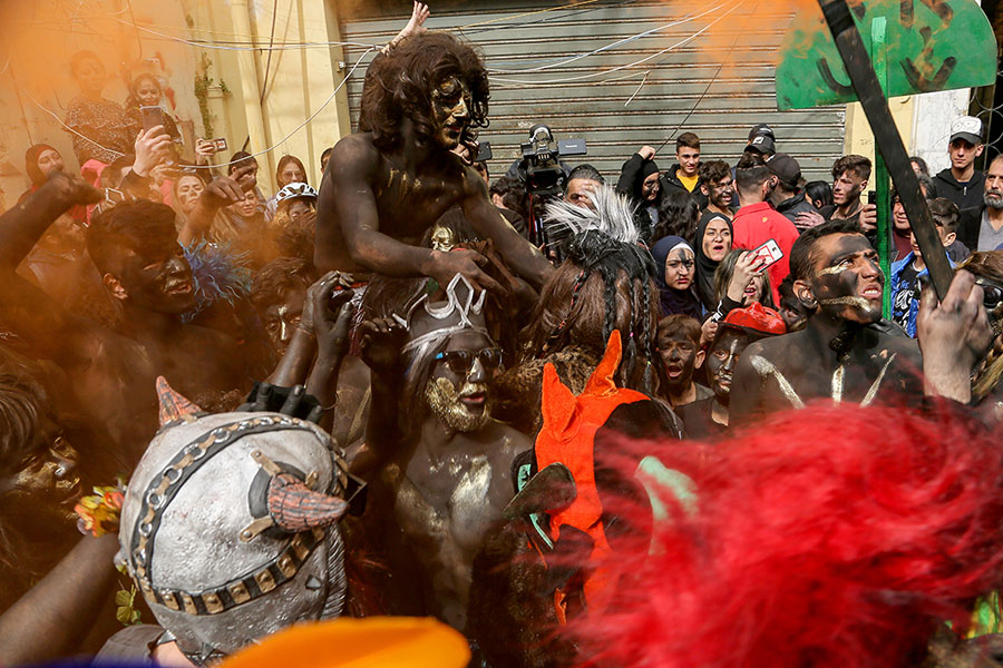 Zambo karnevál Libanon Tripoli
