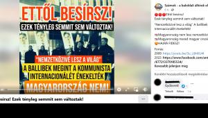 A putyinista-orbánista Facebook-oldal most épp az ellenzékről posztolt hamisított videót