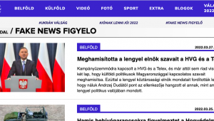 Fake news figyelőt indított a közmédia. De milyet?