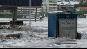 Víz alá kerültek Sydney utcái