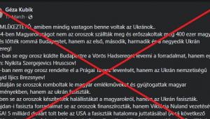Több ezren terjesztik, hogy a második világháborúban az ukrán hadsereg szállta meg Magyarországot, de ez nem igaz
