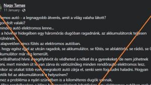 Nem fagyunk meg télen a dugóban ülve, csak mert elektromos autónk van 