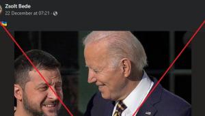 Joe Biden nem fogdosta Zelenszkij fenekét az elnöki látogatás alatt