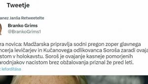 Orbán szlovén szövetségesei is megosztották a hamis hírt, hogy Magyarország vádemelésre készül Soros György ellen
