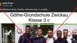 Rasszista kommentekkel terjesztenek egy képet, amin álltólag német iskolások szerepelnek