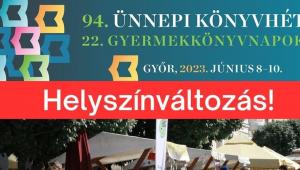 A könyvtár belvárosi épületébe költözik a győri Könyvhét az esős idő miatt