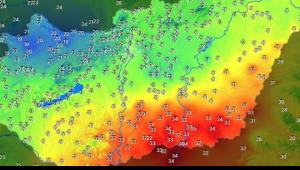 6-8 fokot hűtöttek a zivatarok északnyugaton