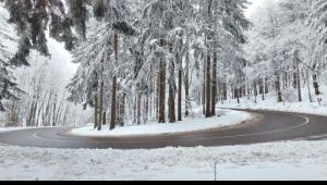 13 centis hó, téli mesevilág fogadja a Kékestetőre látogatókat
