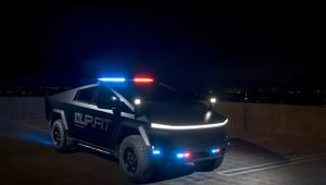 Rendőrautóként is bemutatkozott a Tesla Cybertruck