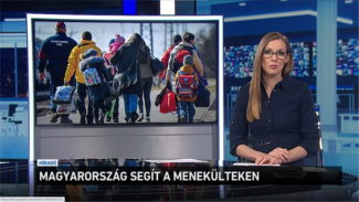 Így tudósít a köztévé Híradója a háborúról