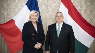A francia szélsőjobb vezetőjével tárgyalt Orbán Viktor Párizsban