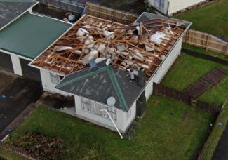 Tornádók kavarogtak az új-zélandi Levinben
