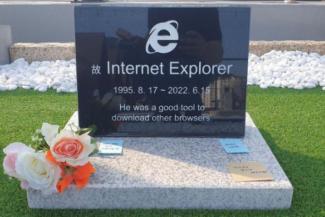 Dél-Koreában a szó szoros értelmében eltemették az Internet Explorert