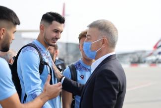 FTC-Trabzonspor: megérkeztek Budapestre a törökök - képek