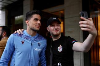 FTC-Trabzonspor: elindultak a törökök a Groupama Arénába - képek