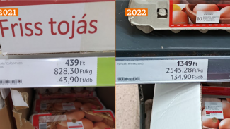 Az árcímkék nem hazudnak, avagy 44 forint volt, 135 lett, mi az?