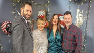 Liptai Claudiáék otthona már teljes karácsonyi pompában díszeleg