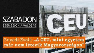 Enyedi Zsolt: „A CEU mint egyetem már nem létezik Magyarországon”