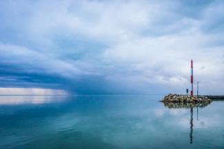 Le kellett engedni a Balatonból