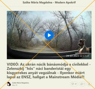 Orosz ellenőrzés alatt álló területen készült a videó, amin fegyveresek zaklatnak egy sofőrt