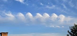 Látványos Kelvin-Helmholtz felhő jelent meg az égen