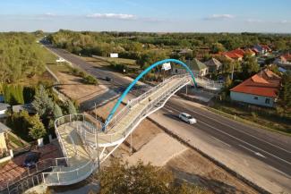 Újabb 17,4 millióba került Győrnek a szentiváni kerékpáros híd