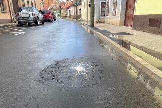 Garanciálisan fogják javítani a kőszegi Gyöngyös utcát