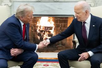 Biden a Fehér Házban fogadta Donald Trumpot