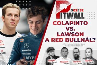 Pitwall: Colapinto vs. Lawson a Red Bullnál?